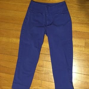 Elle Blue Cropped Capri Pants Size 2